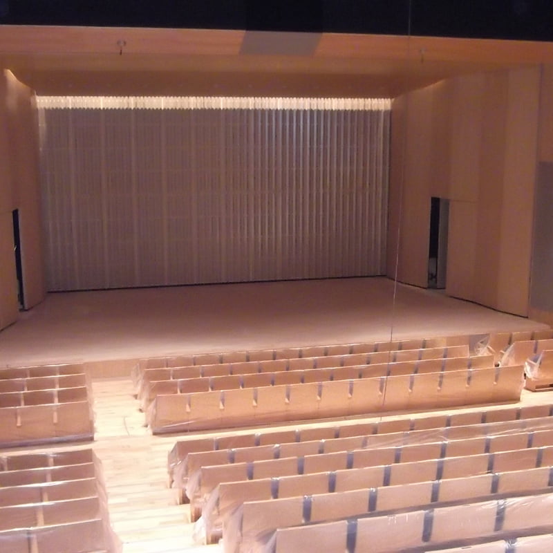 静岡 某文化会館小ホール AUメープル不燃リブ＆壁面